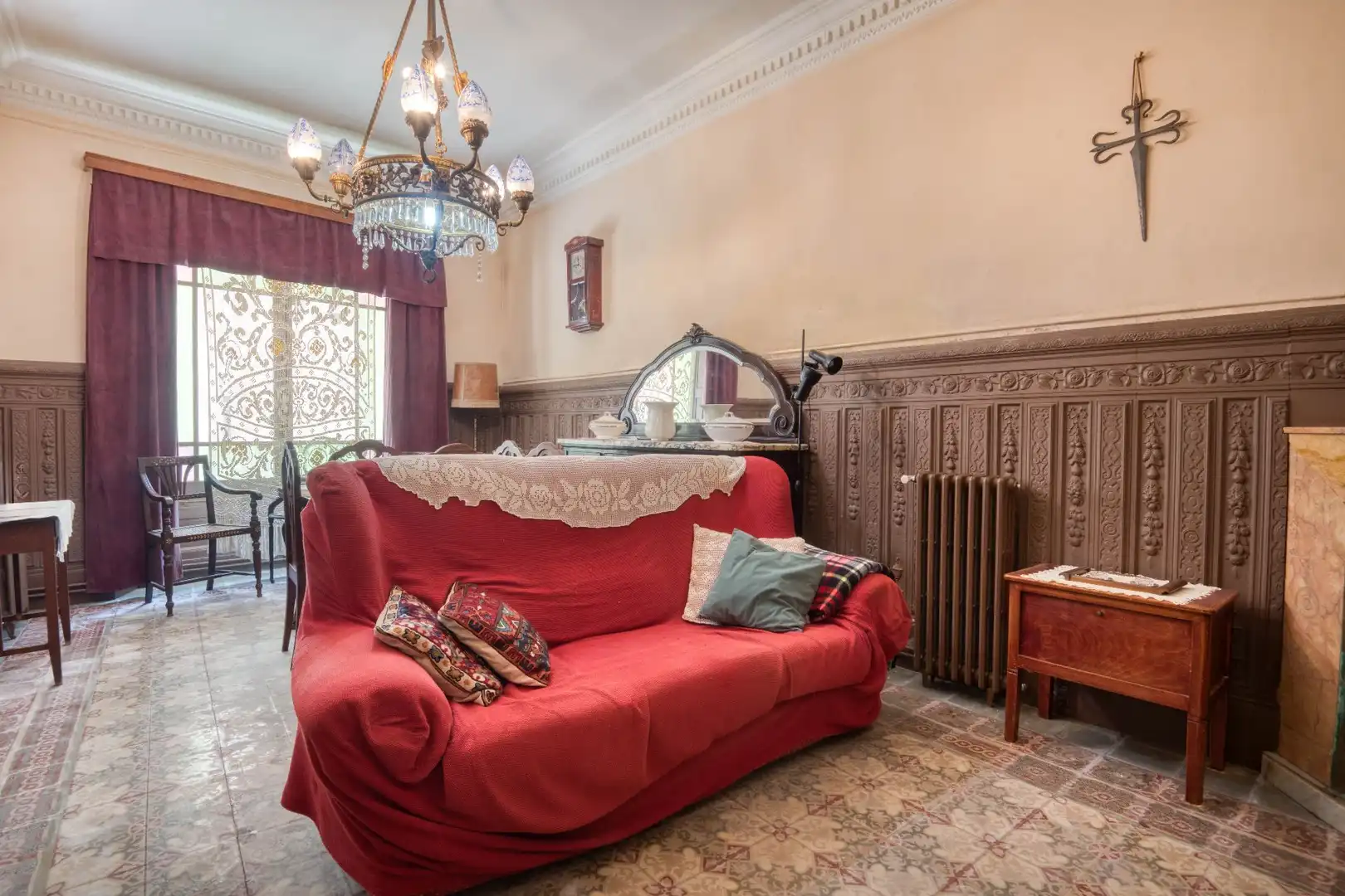 Sala de estar de Finca rústica en venta en Torroella de Montgrí con Calefacción, Jardín privado y Terraza