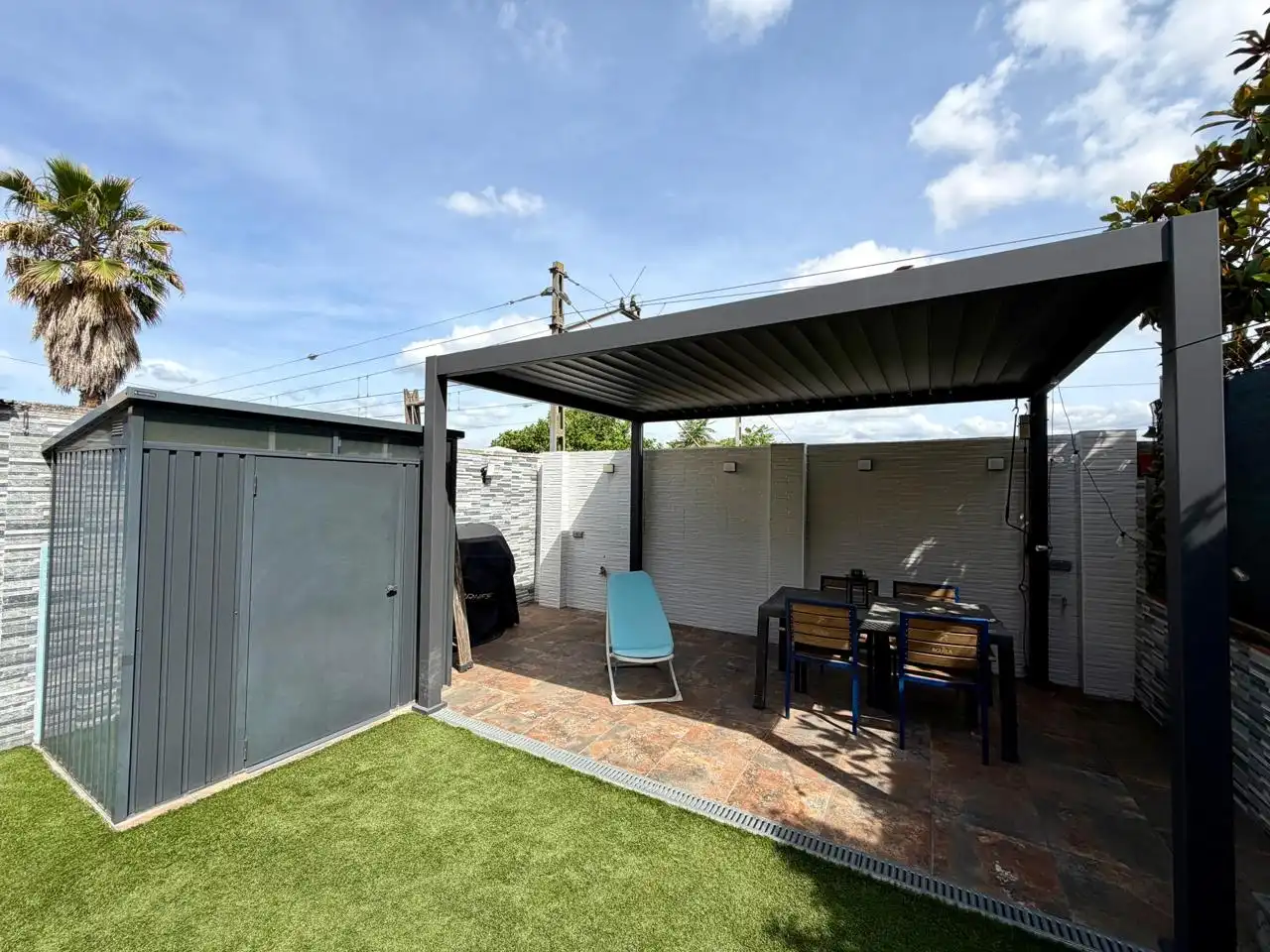 Terraza de Casa adosada en venta en Montcada i Reixac con Aire acondicionado, Calefacción y Jardín privado