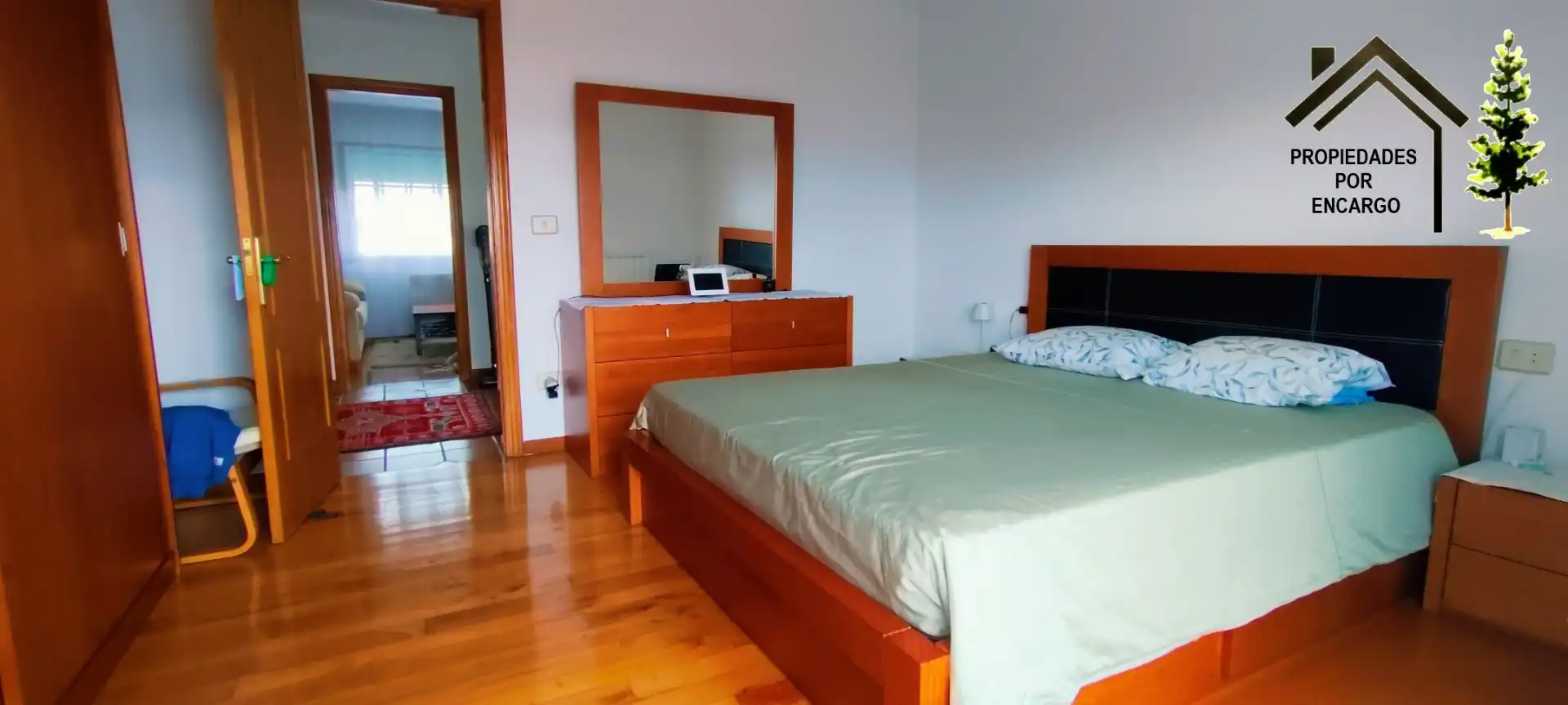 Dormitori de Casa o xalet en venda en Moaña amb Calefacció, Jardí privat i Terrassa