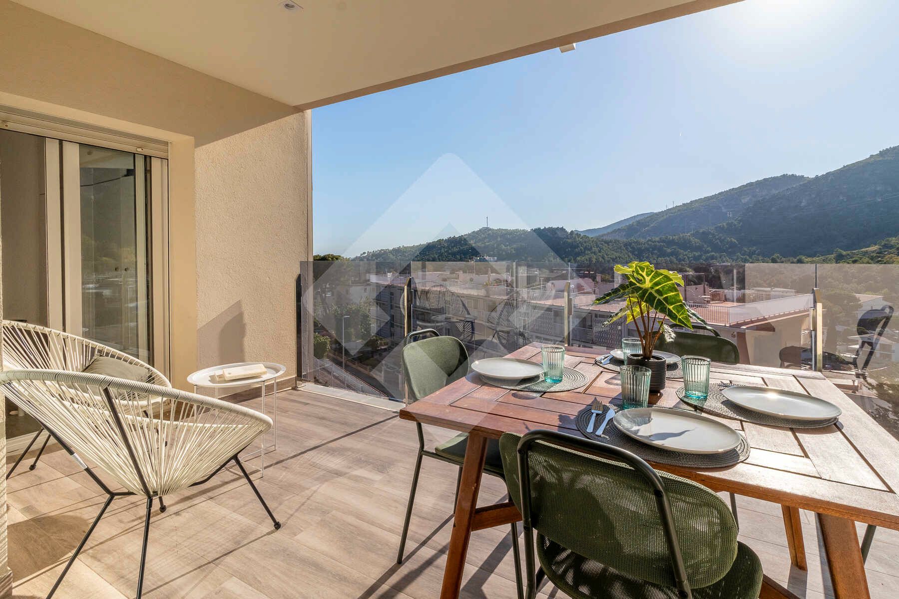 Terrassa de Pis de lloguer en Castelldefels amb Aire condicionat, Calefacció i Terrassa
