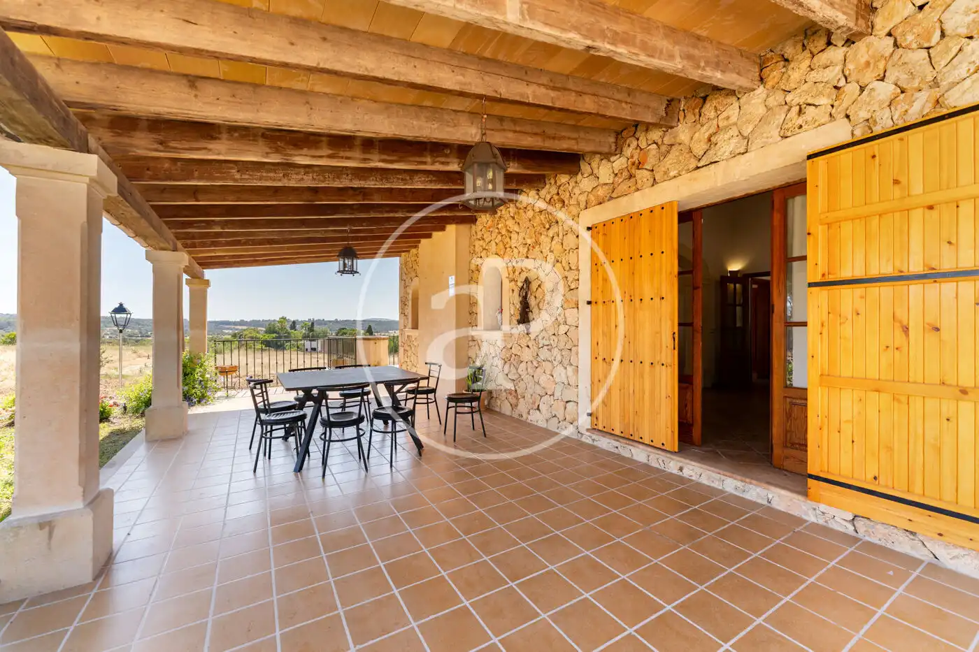 Terrace of Houses for rent in Sencelles  with Air Conditioner, Heating and Private garden