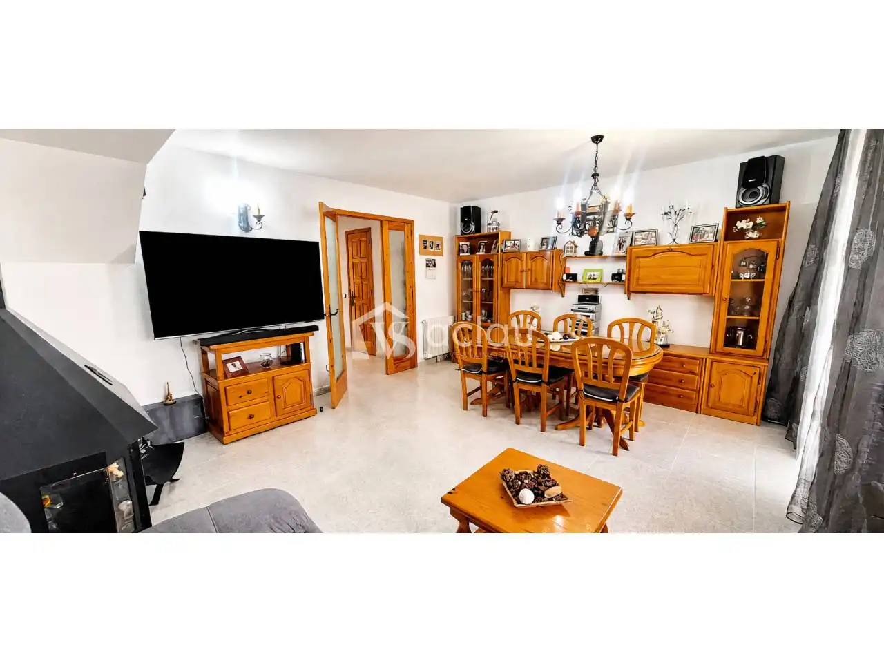 Living room of Houses for sale in Olesa de Montserrat  with Heating, Private garden and Terrace