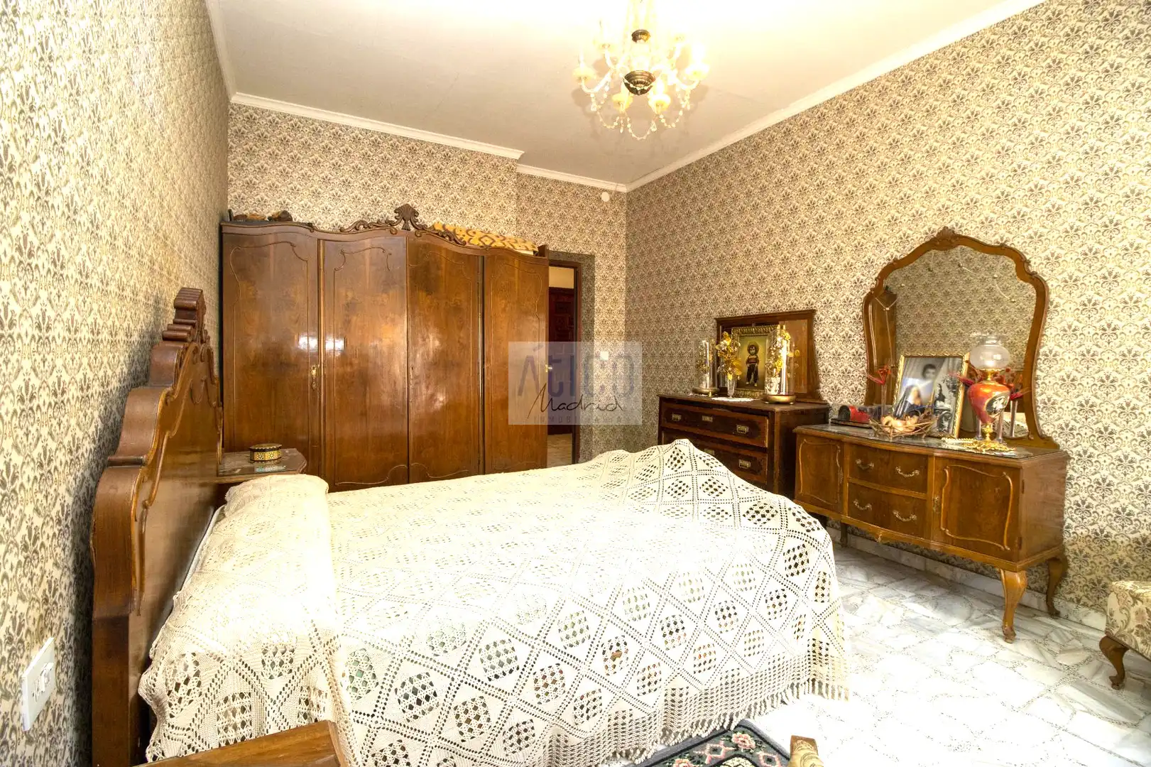 Dormitori de Casa adosada en venda en Cózar amb Aire condicionat i Terrassa