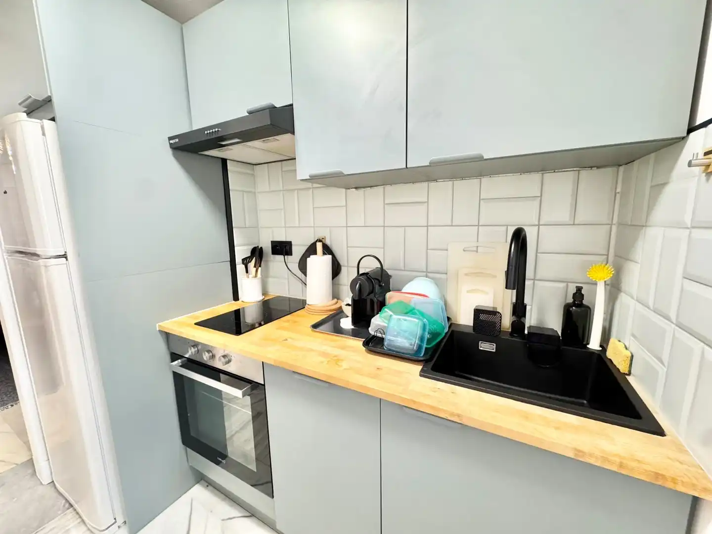 Cocina de Piso de alquiler en Torrevieja con Aire acondicionado, Calefacción y Amueblado