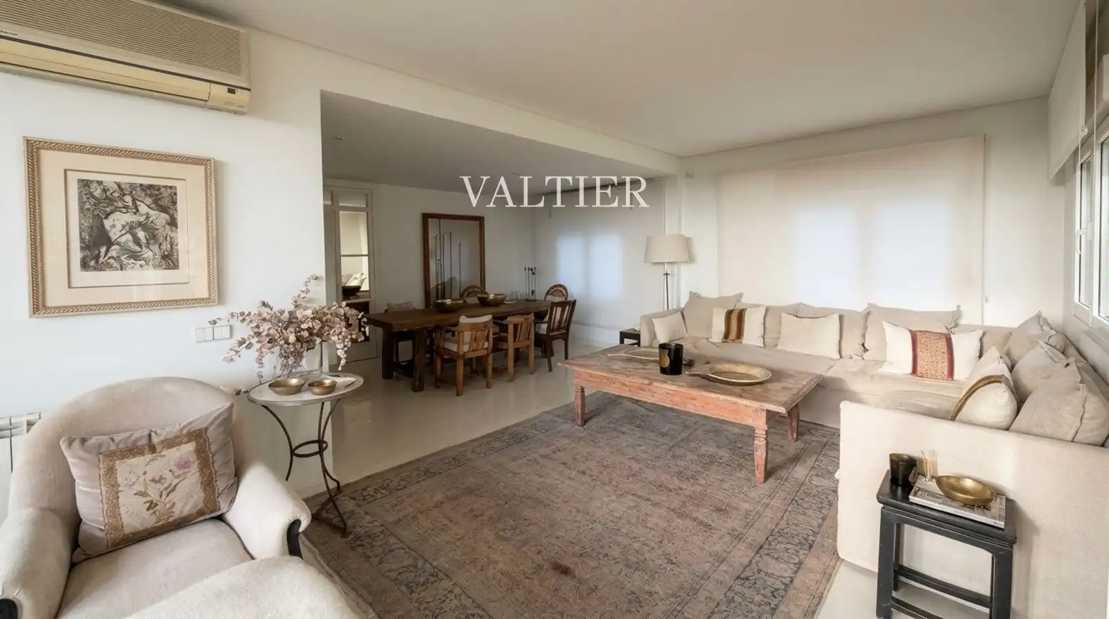 Sala de estar de Ático de alquiler en Retiro
