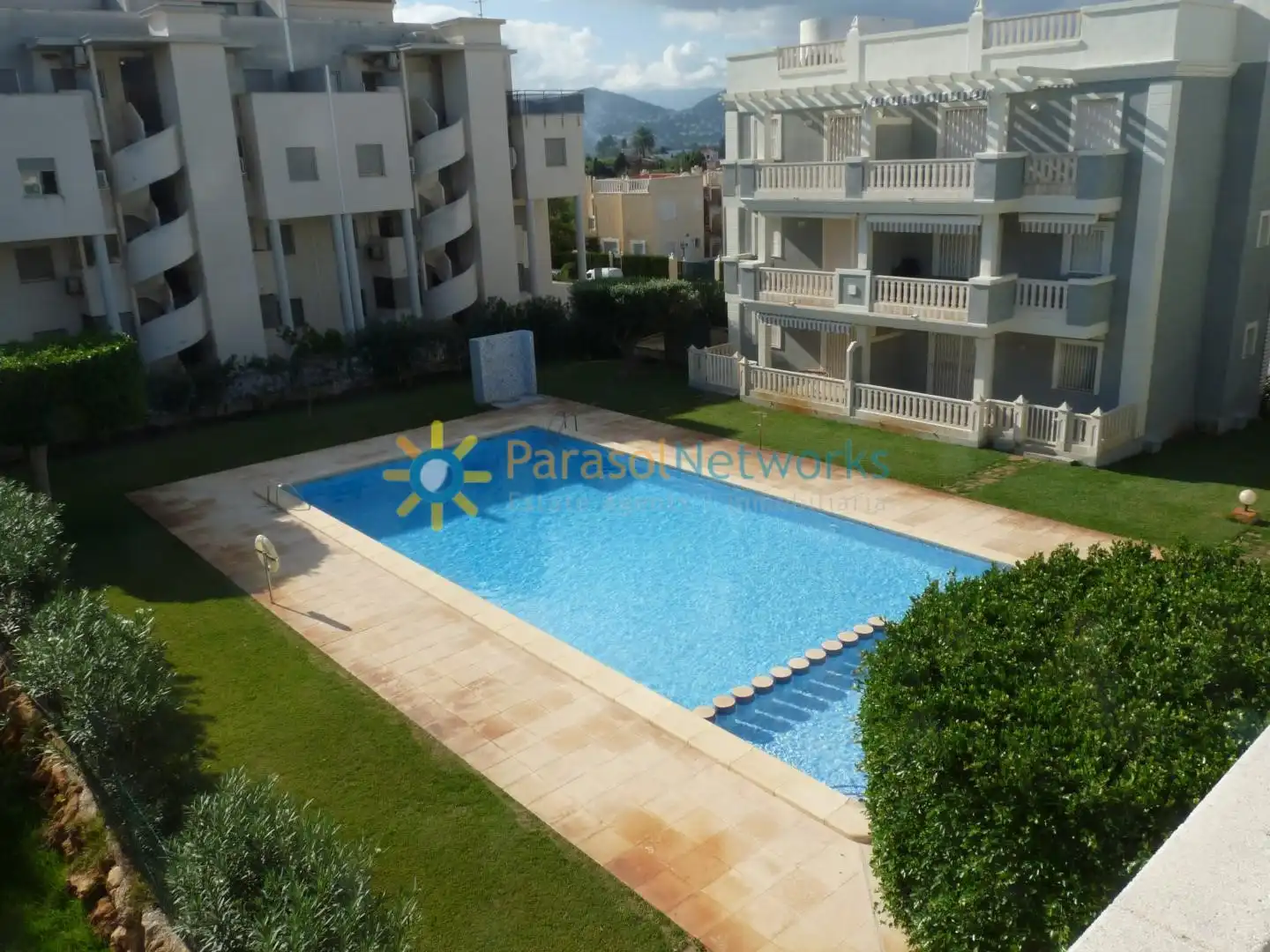 Piscina de Apartamento de alquiler en Dénia con Aire acondicionado, Calefacción y Terraza