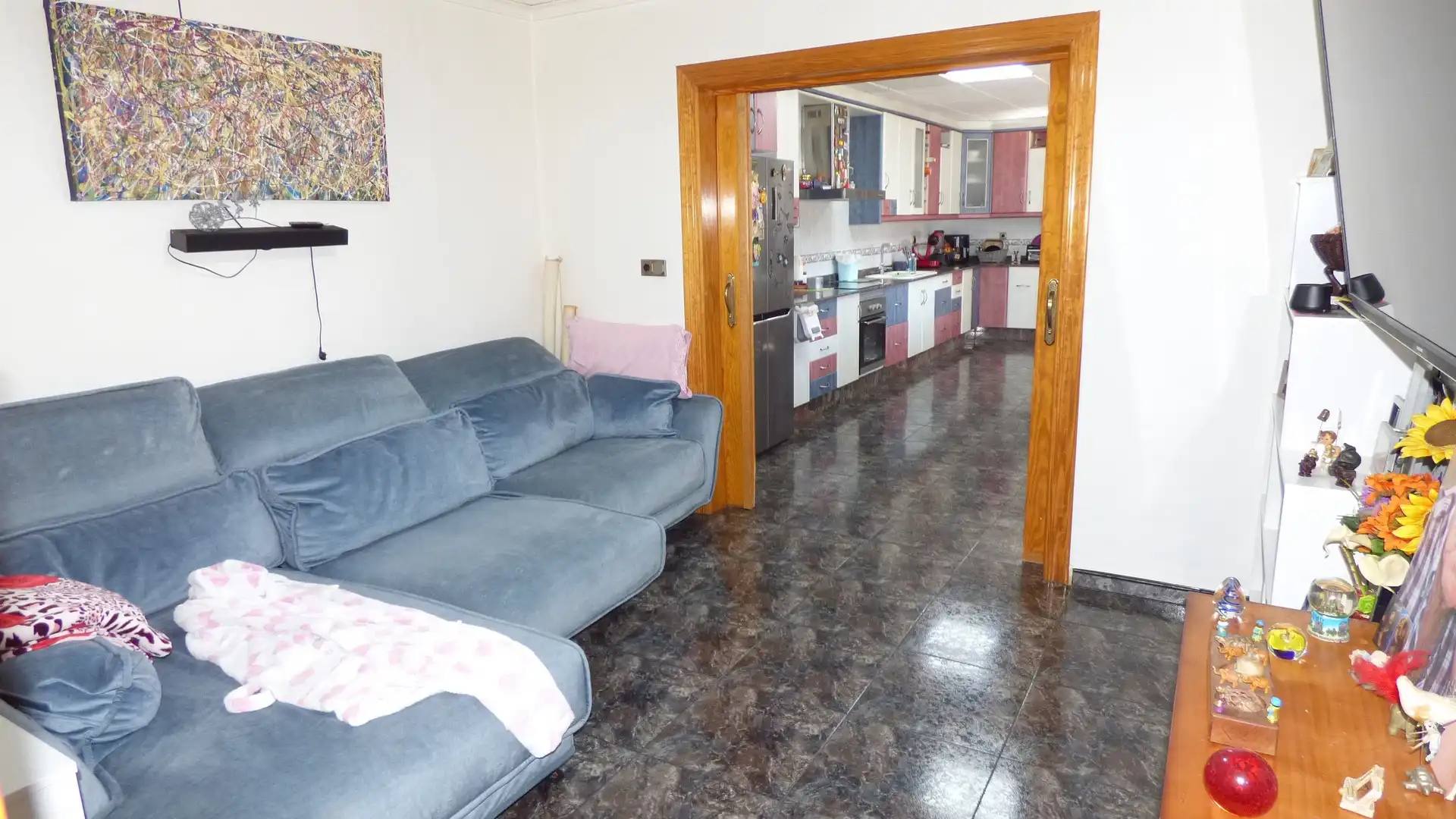 Sala de estar de Casa o chalet en venta en Fuente Álamo de Murcia con Aire acondicionado, Trastero y Amueblado