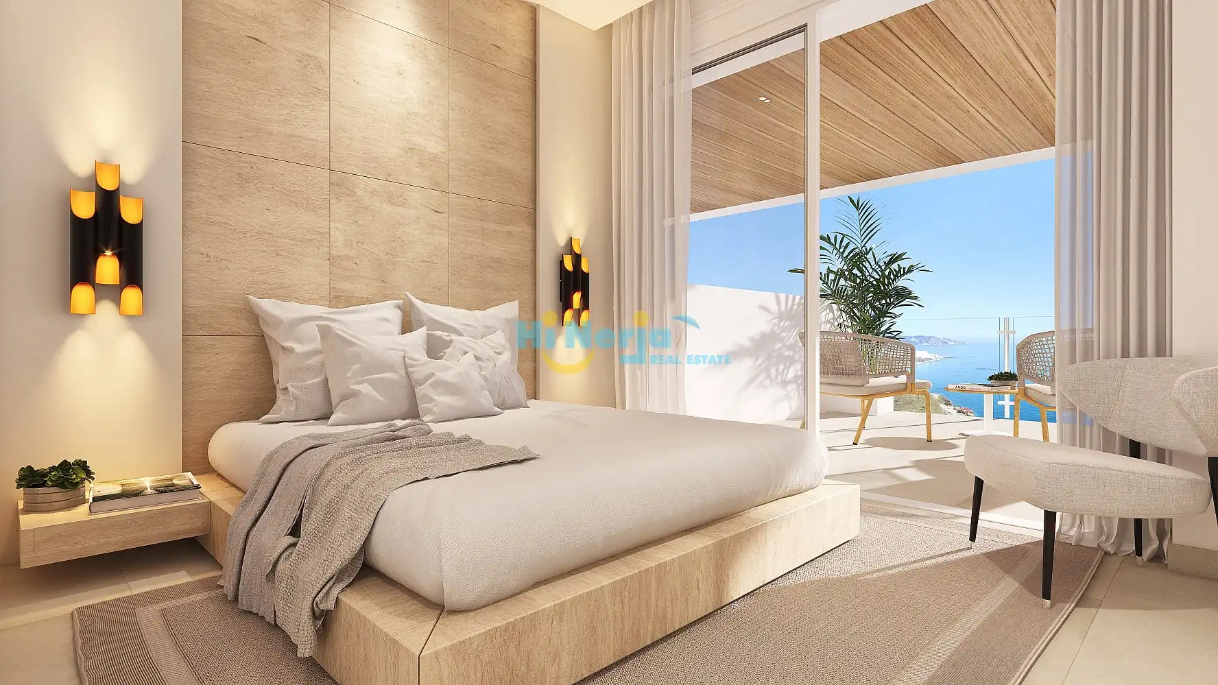 Habitación de Apartamento en venta en Nerja con Terraza, Trastero y Piscina