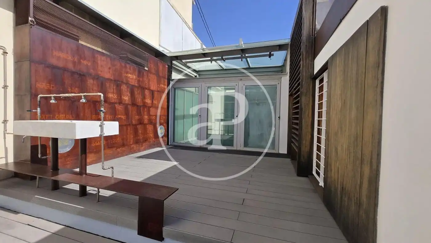Terraza de Piso de alquiler en Valencia con Aire acondicionado, Calefacción y Terraza
