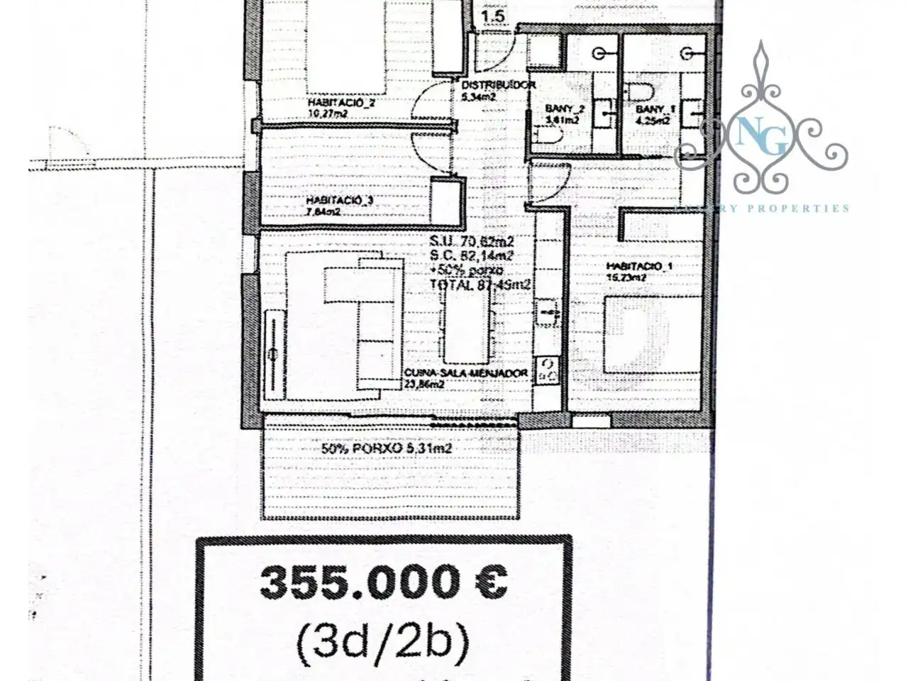 Piso en venta en Castell d'Aro, Platja d'Aro i s'Agaró con Aire acondicionado, Calefacción y Parquet