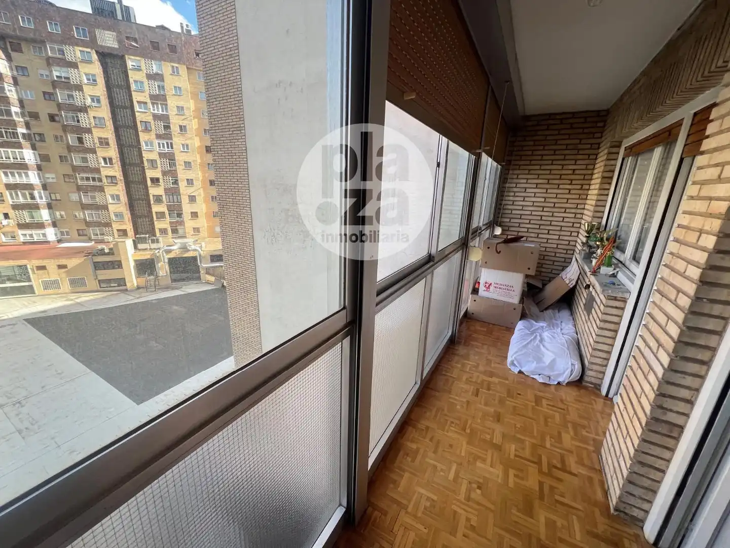 Balcony of Flat for sale in Burgos  with Heating, Terrace and Storage room