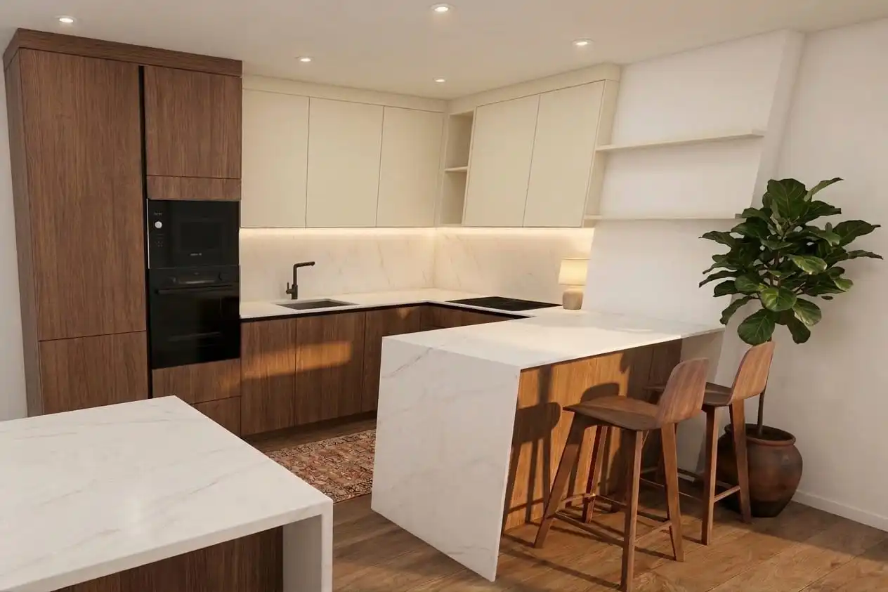 Küche von Wohnung zum Verkauf in Rincón de la Victoria