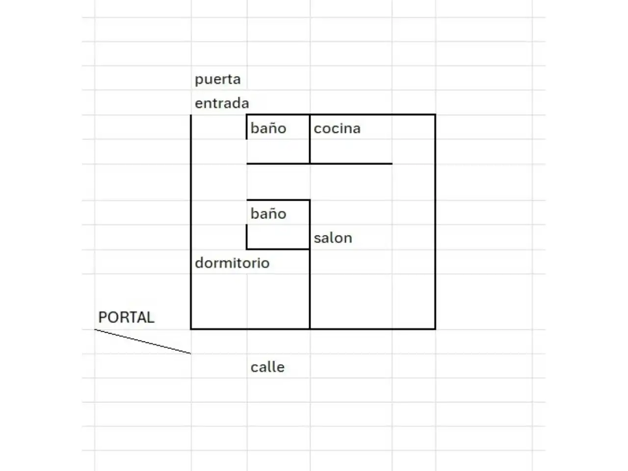 Apartamento en venta en Ocaña con Calefacción, Parquet y Amueblado