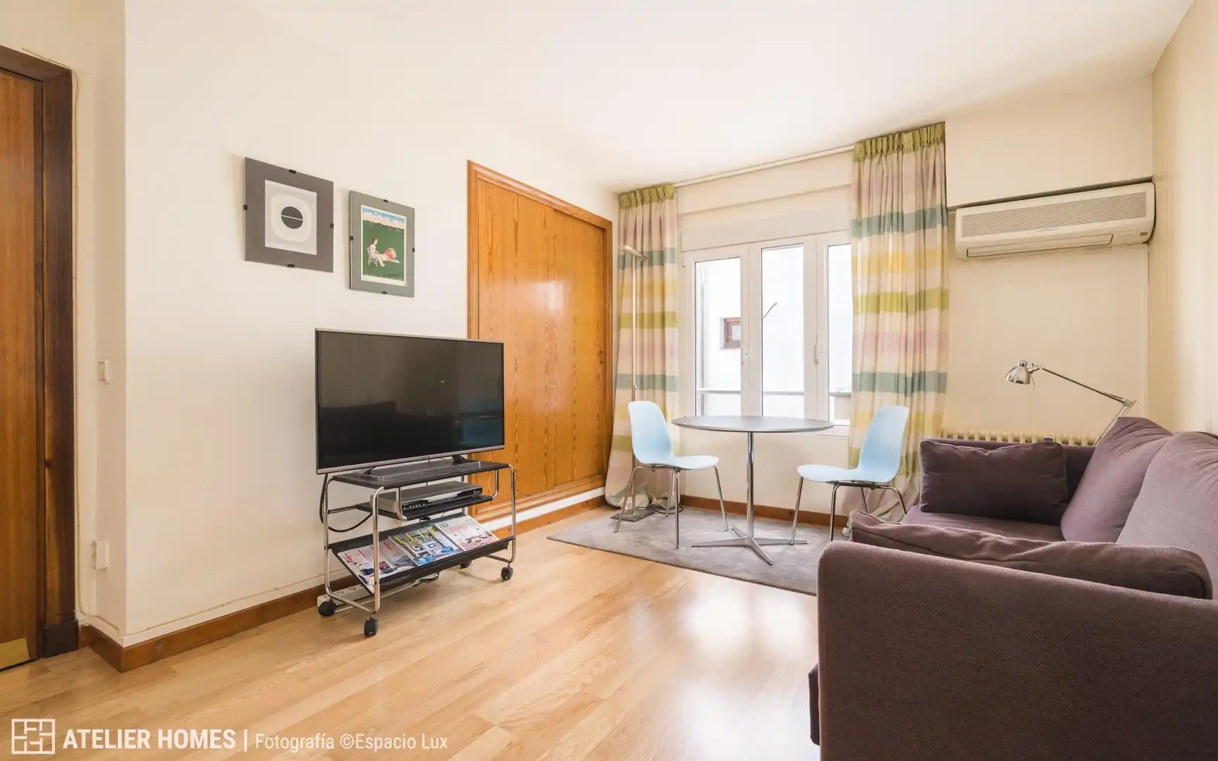 Living room of Attic for sale in Zaragoza  with Air Conditioner, Heating and Parquet flooring