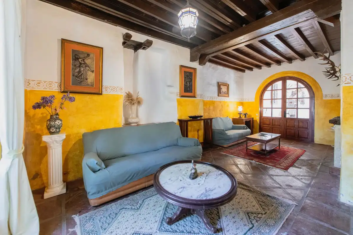 Sala d'estar de Finca rústica en venda en Málaga
