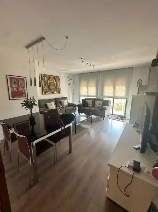 Living room of Flat for rent in Sagunto / Sagunt  with Air Conditioner, Furnished and Oven