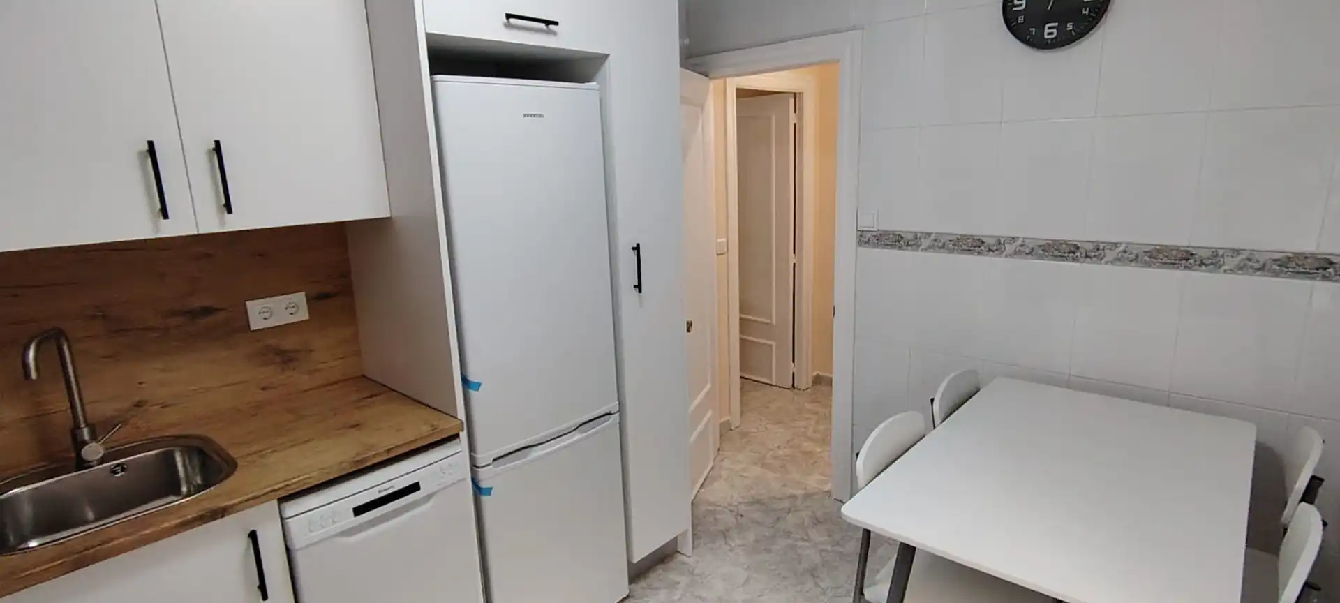 Küche von Wohnung zur Miete in Salamanca mit Heizung, Möbliert und Ofen