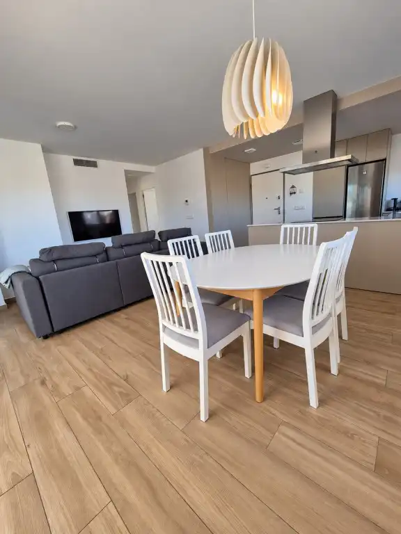 Dining room of Apartments for sale in Jacarilla  with Terrace, Swimming Pool and Oven
