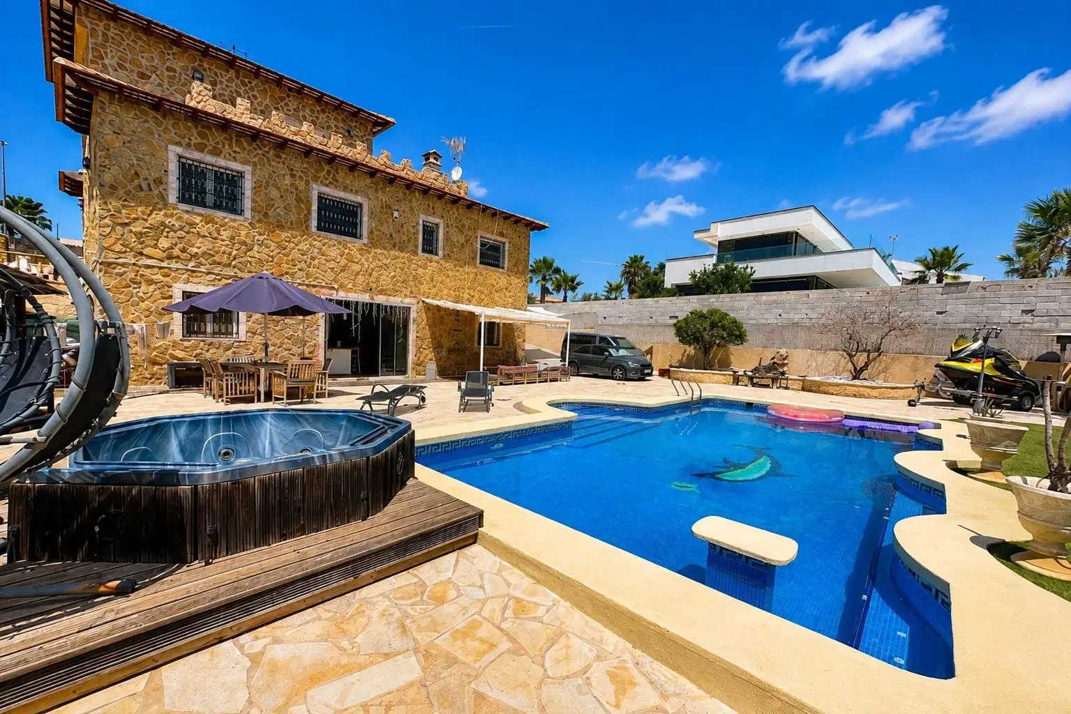 Piscina de Casa o chalet en venta en San Fulgencio con Terraza, Trastero y Amueblado