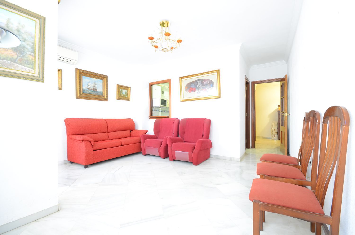 Living room of Flat for sale in  Huelva Capital  with Air Conditioner