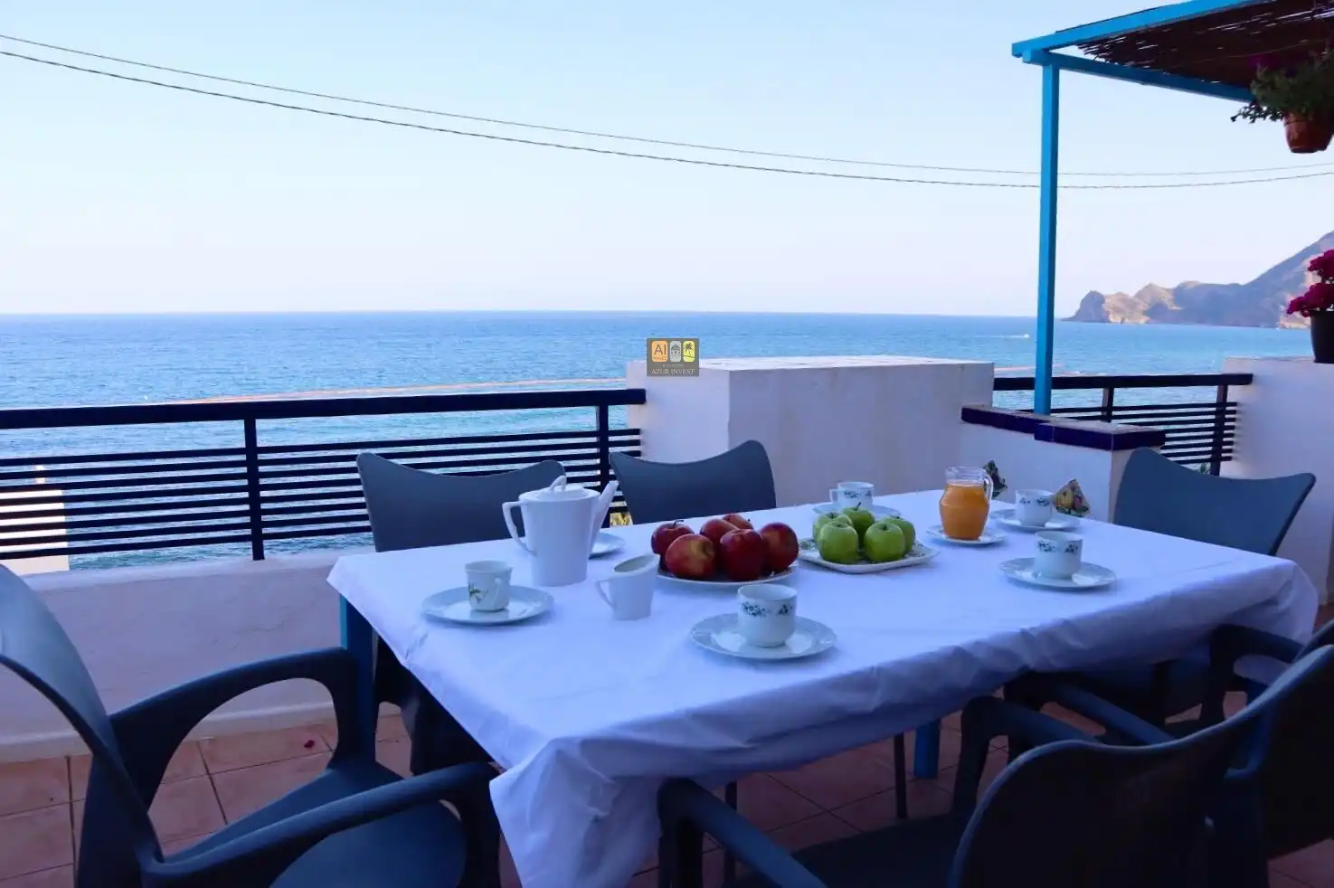 Terrasse von Dachboden zur Miete in Altea mit Terrasse und Möbliert