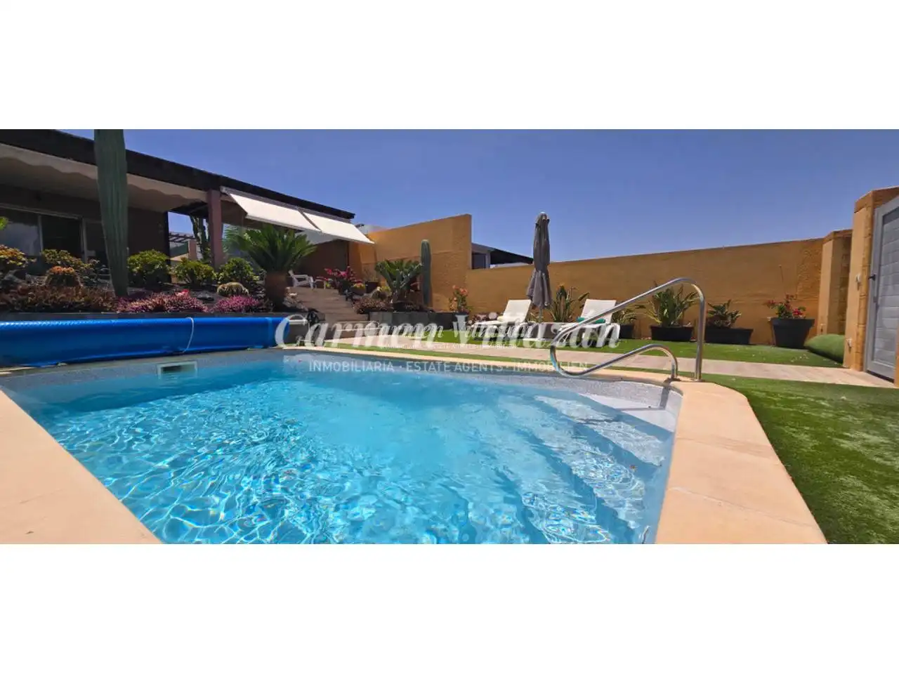 Piscina de Casa o xalet en venda en Antigua amb Jardí privat, Terrassa i Moblat