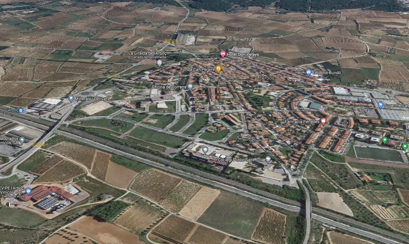 Vista exterior de Residencial en venda en L'Arboç