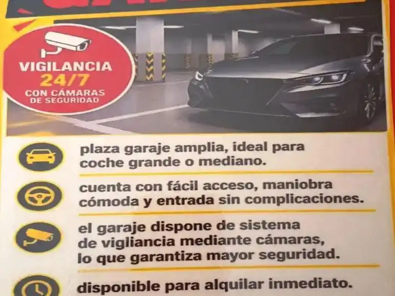 Parking de Garaje de alquiler en Madrid