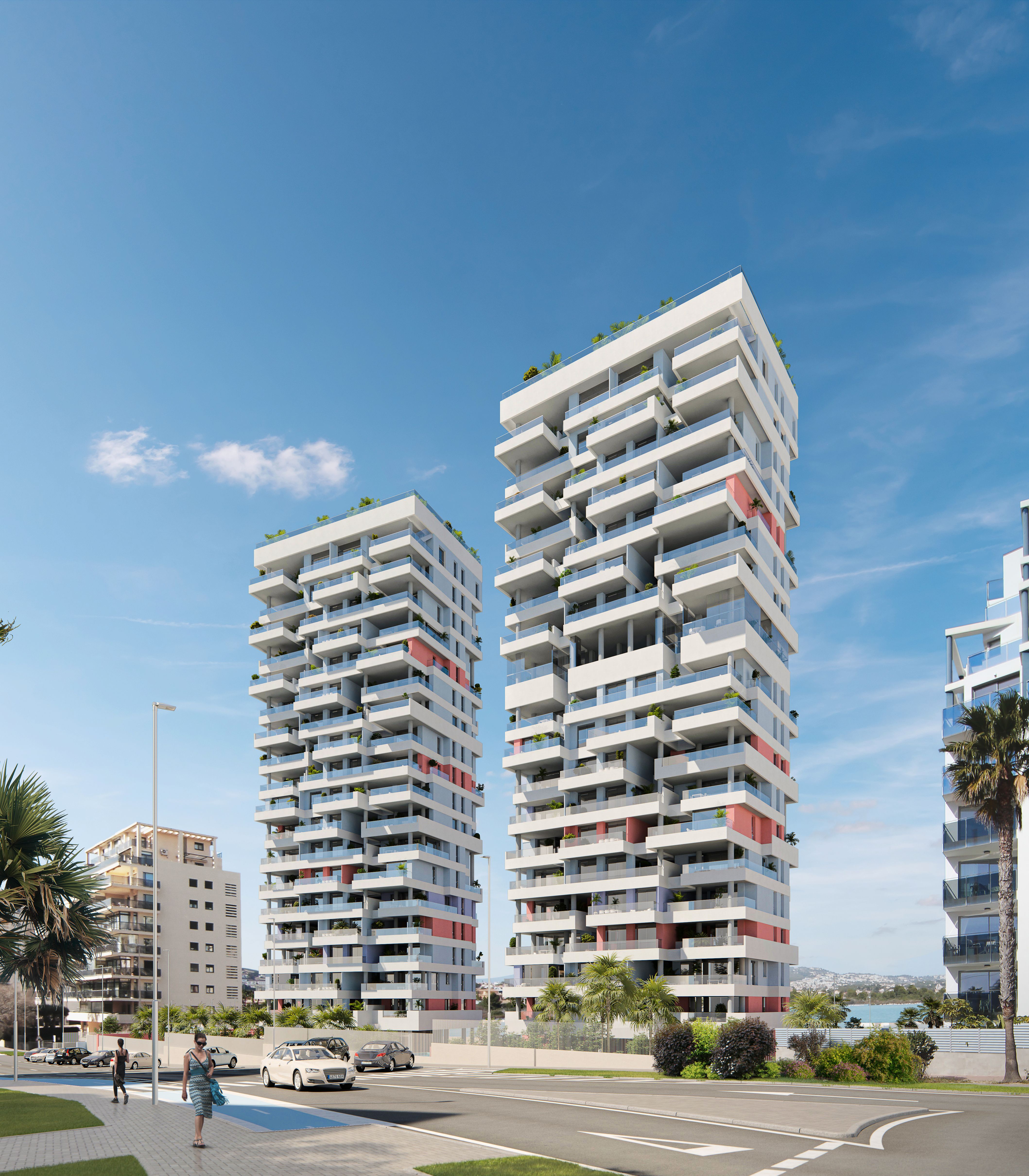 Exterior view of Apartment for sale in Calpe / Calp  with Community pool