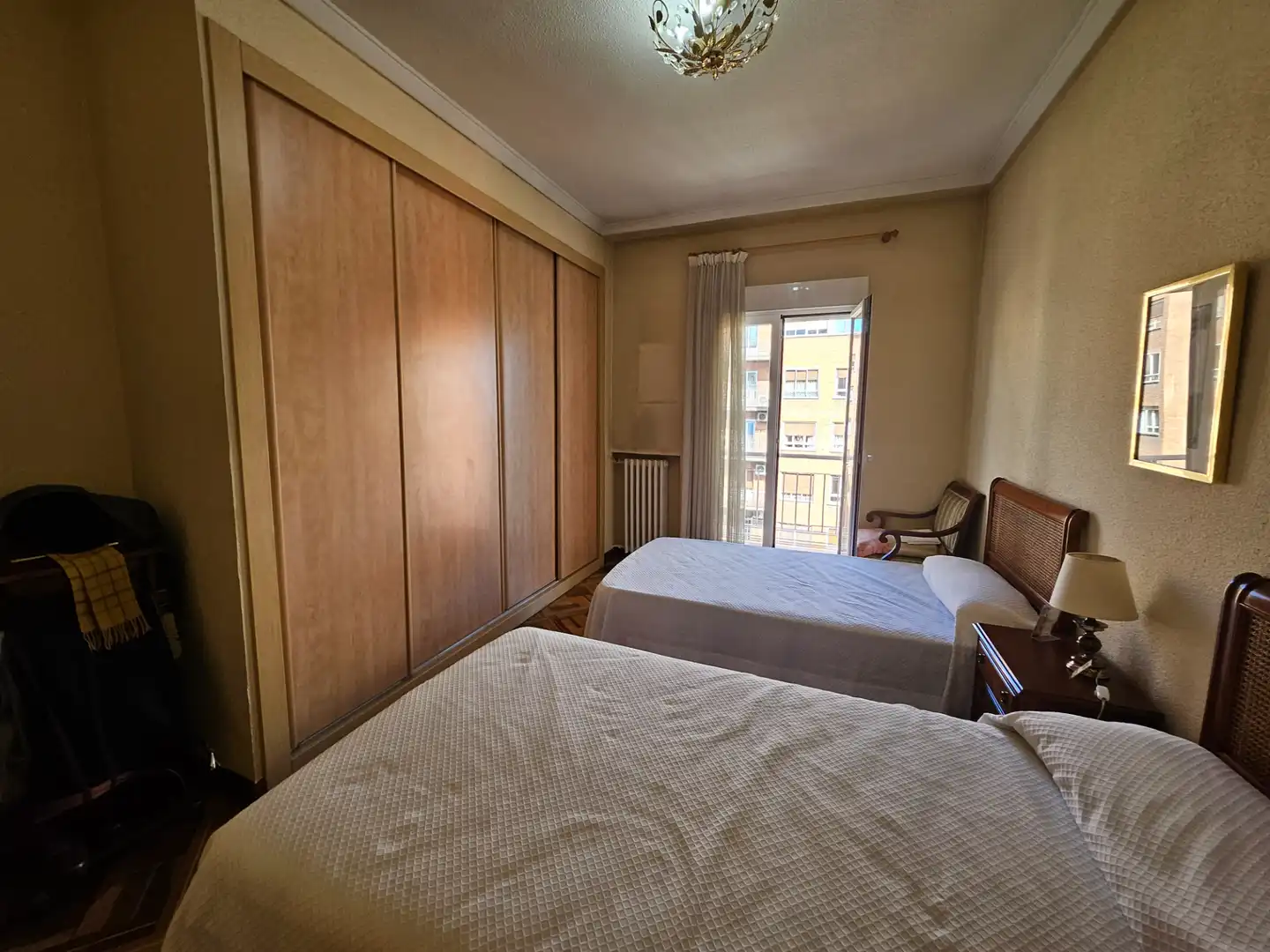 Bedroom of Flat for rent in Madrid  with Air Conditioner, Heating and Furnished