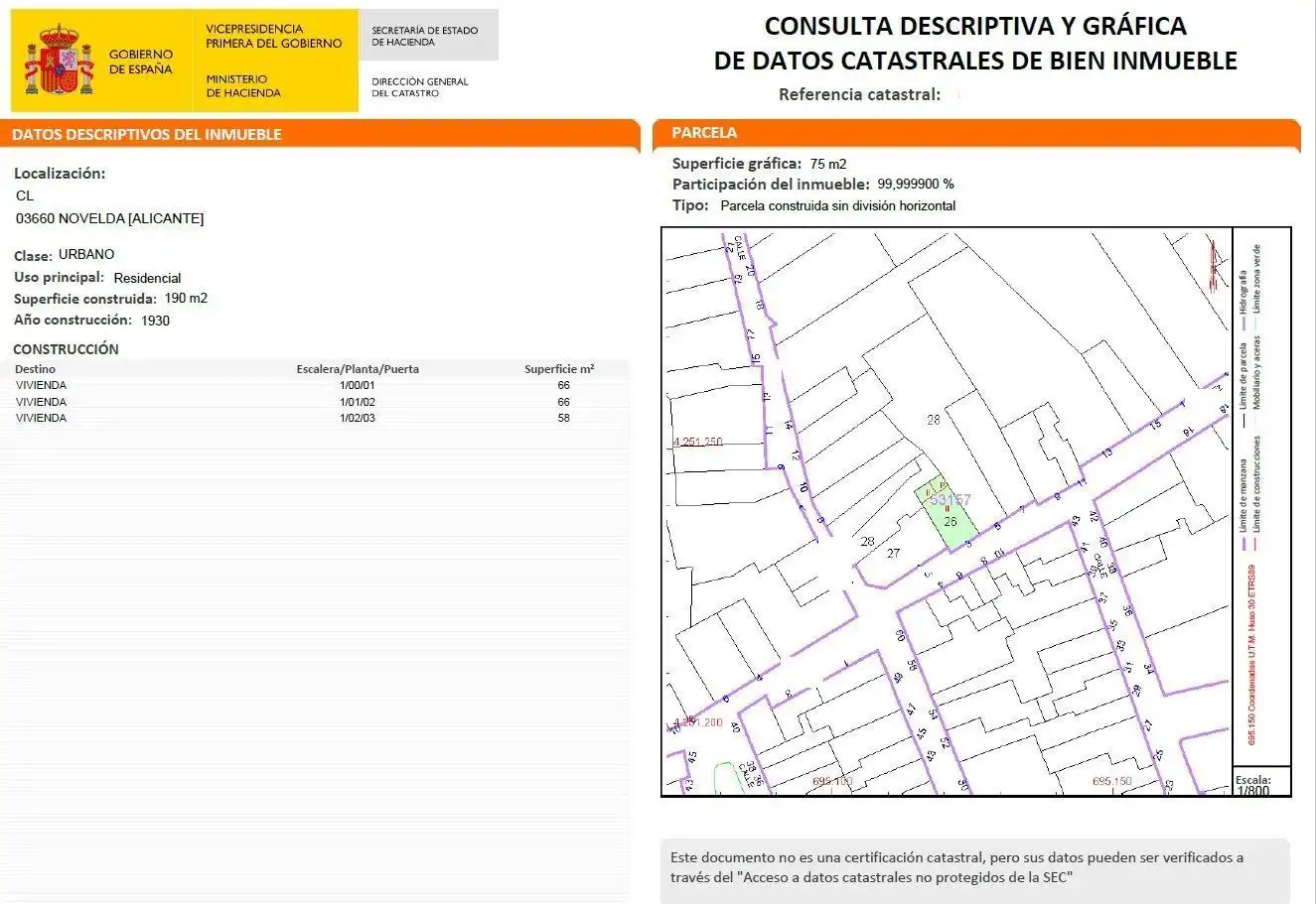 Residential land for sale in Novelda, imagen 7