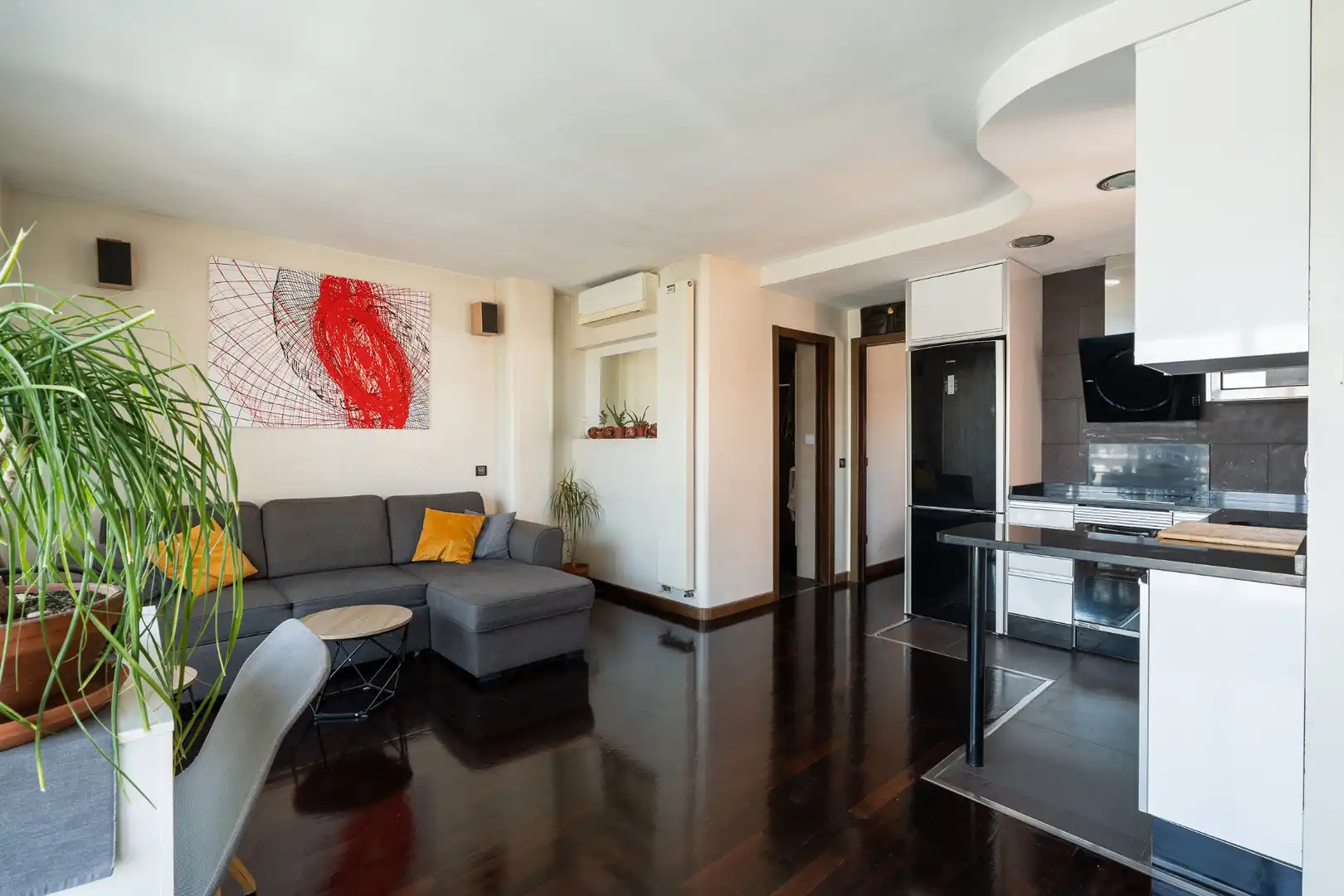 Sala d'estar de Àtic en venda en Madrid amb Aire condicionat, Calefacció i Terrassa