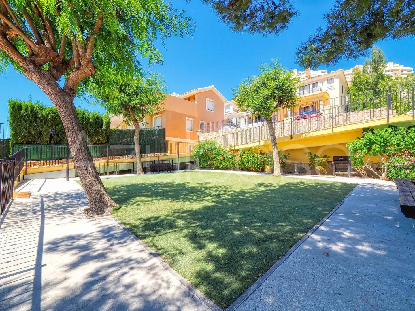 Exterior view of Detached homes for sale in Mutxamel  with Air Conditioner, Terrace and Storage room