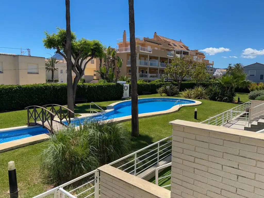Jardí de Apartament en venda en Dénia amb Aire condicionat, Jardí privat i Terrassa