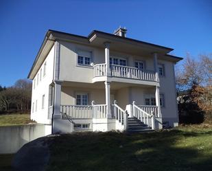 Vista exterior de Casa o xalet en venda en Lugo Capital amb Jardí privat, Terrassa i Balcó