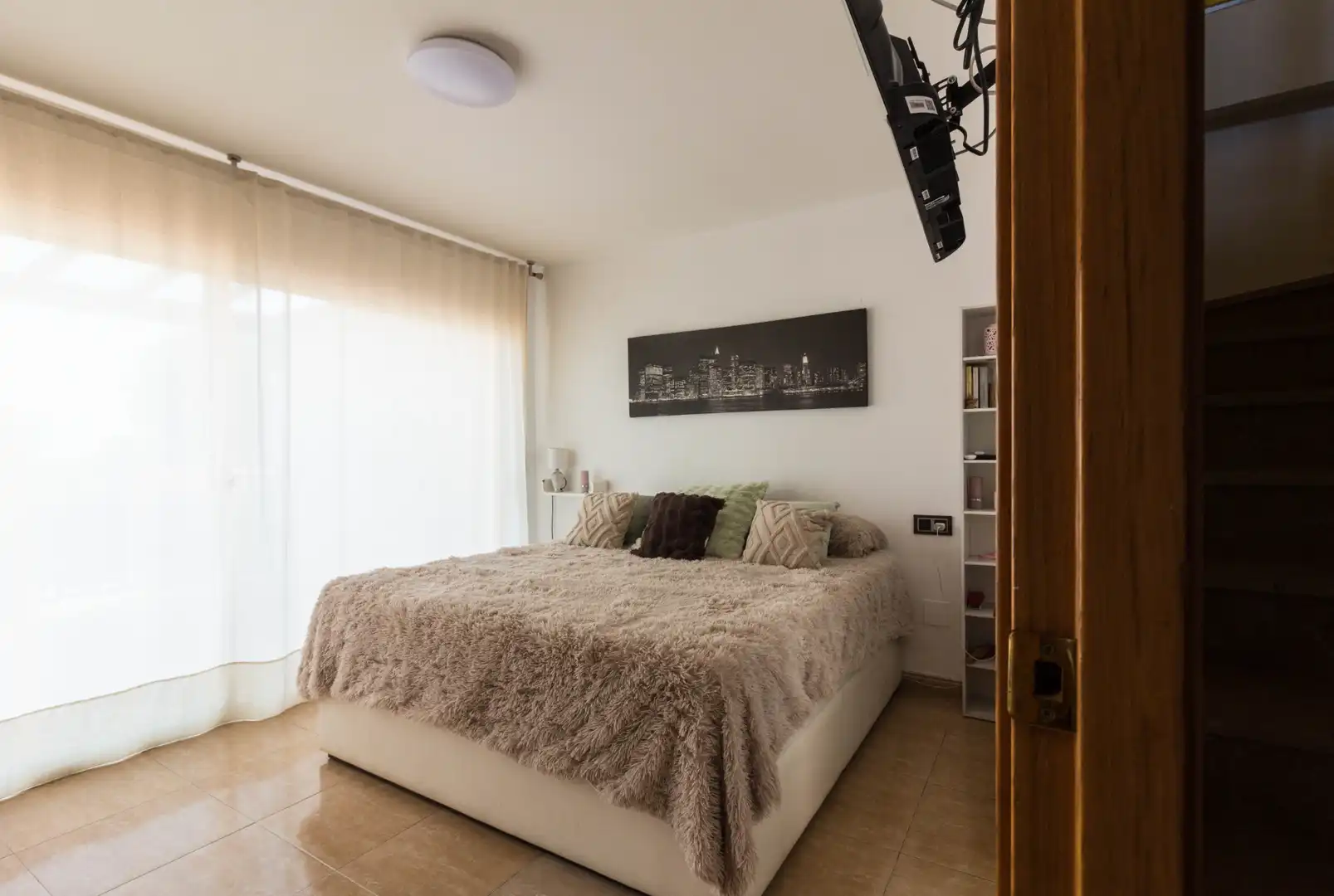 Dormitori de Casa adosada en venda en Mont-roig del Camp amb Aire condicionat, Calefacció i Jardí privat
