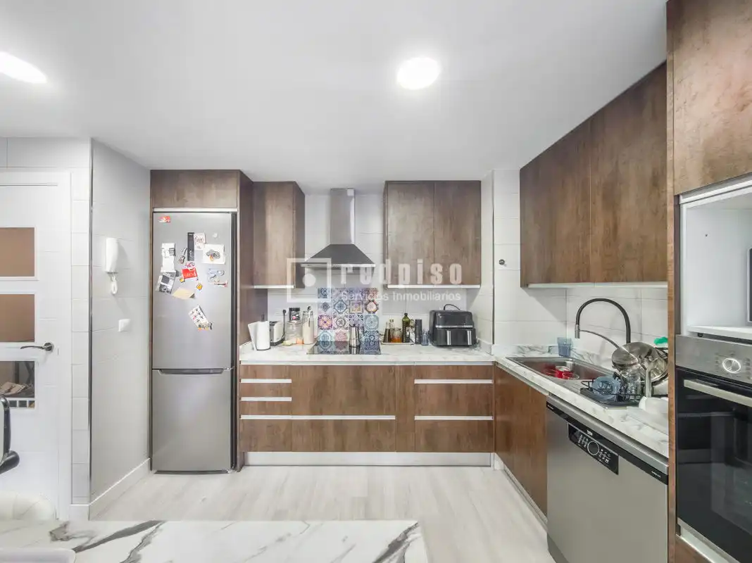 Cocina de Piso en venta en Rivas-Vaciamadrid con Aire acondicionado, Calefacción y Jardín privado