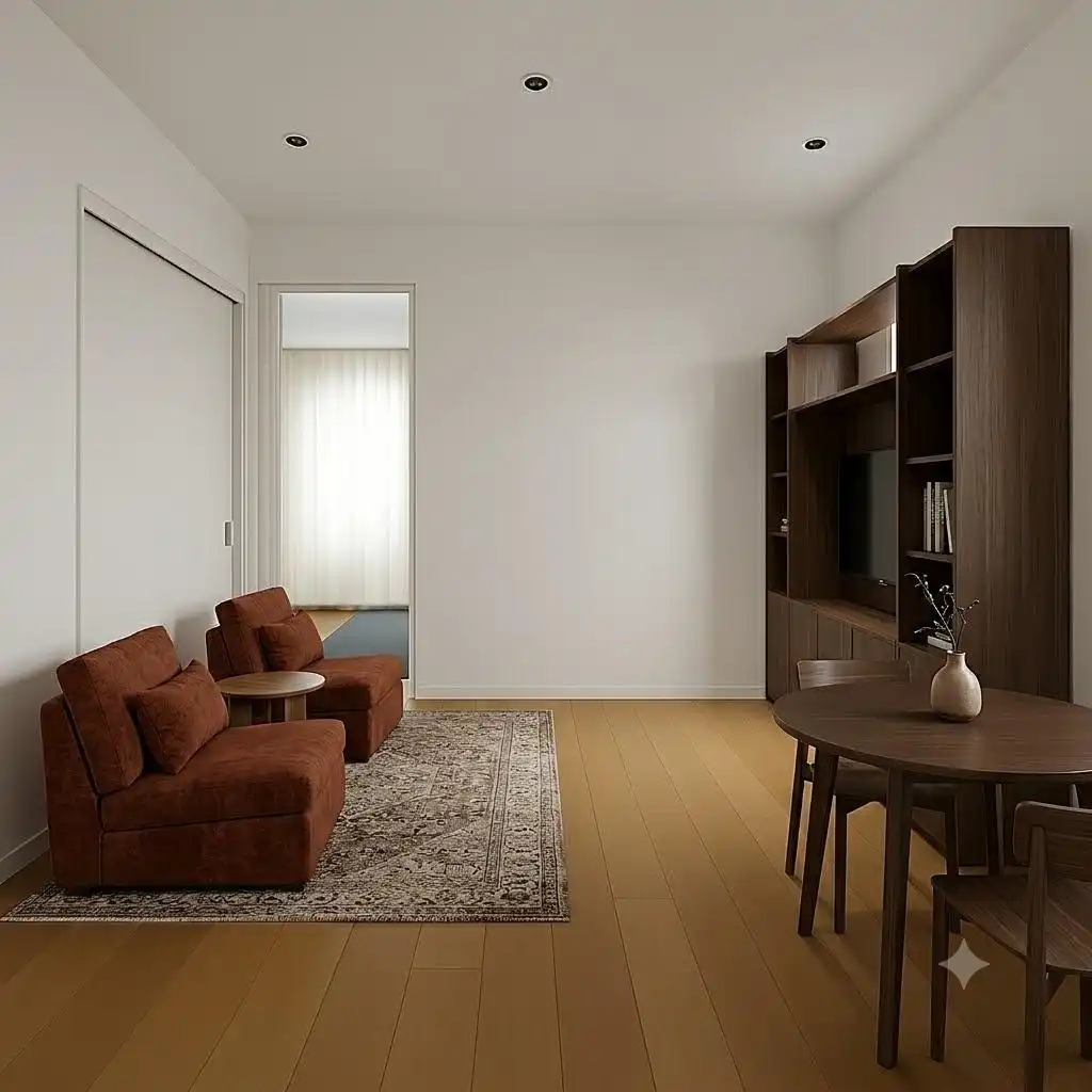 Living room of Flat for sale in Madrid  with Parquet flooring, Terrace and Furnished