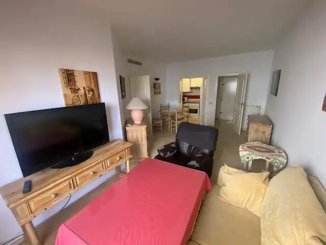 Sala d'estar de Apartament de lloguer en Sevilla amb Aire condicionat, Moblat i Forn