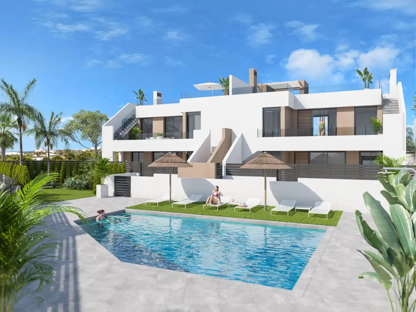 Vista exterior de Piso en venta en Vera