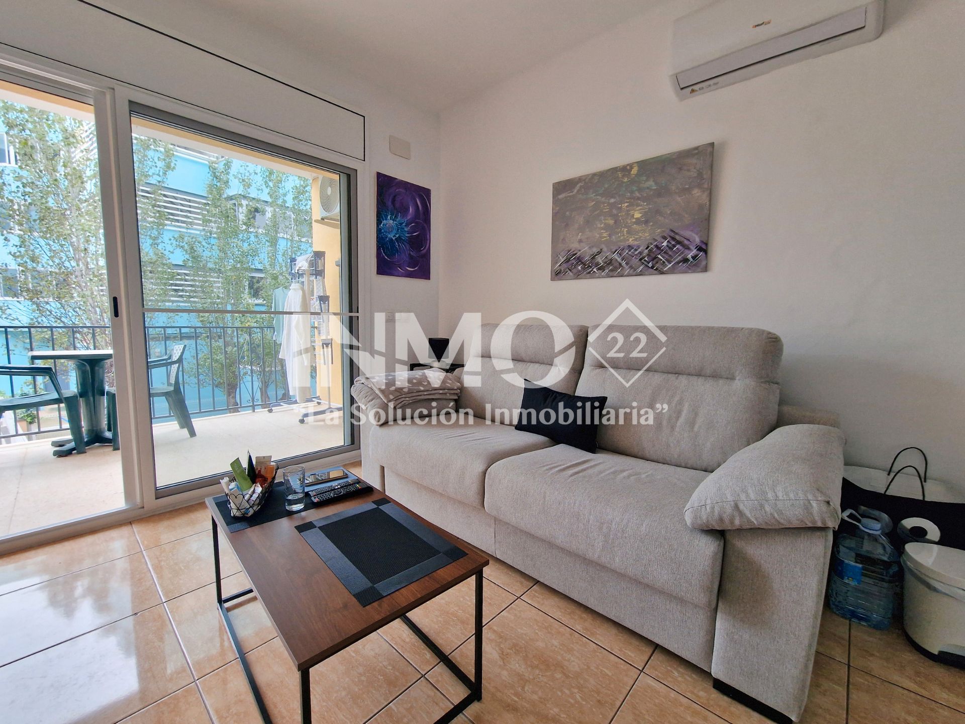 Living room of Apartment for sale in Cambrils  with Air Conditioner, Terrace and Furnished