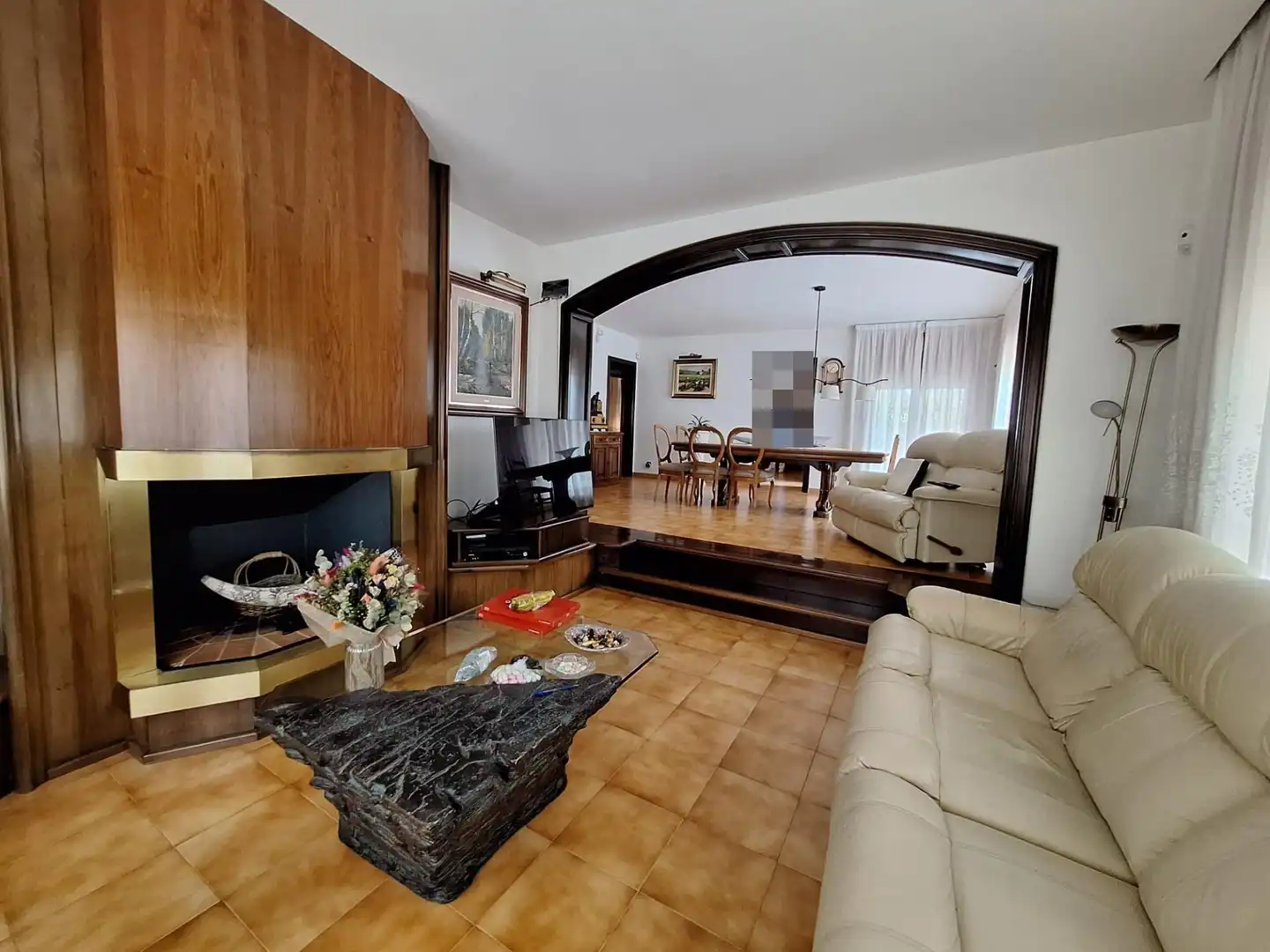 Sala d'estar de Casa o xalet en venda en Castellar del Vallès amb Aire condicionat, Calefacció i Jardí privat