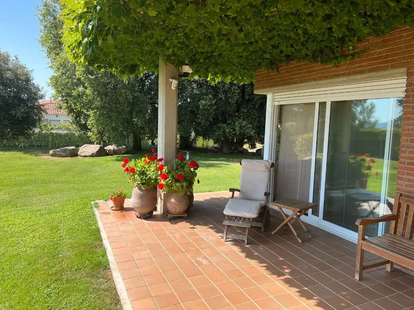Terrassa de Casa o xalet en venda en Canovelles amb Aire condicionat, Calefacció i Jardí privat