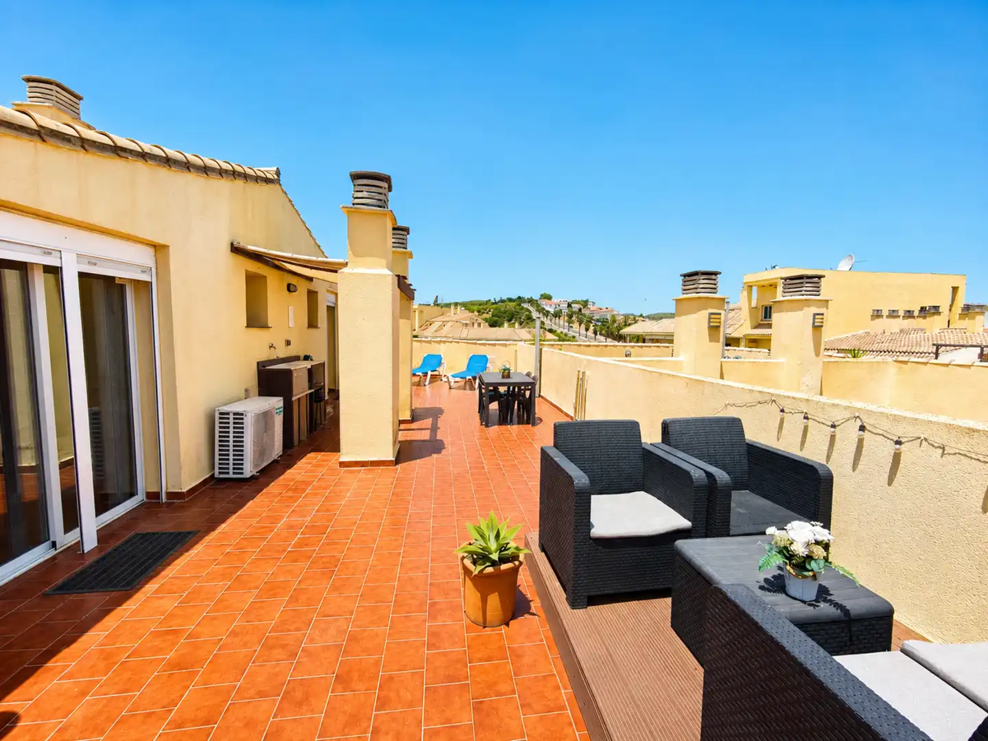 Terrace of Attic for sale in Manilva  with Air Conditioner, Terrace and Swimming Pool