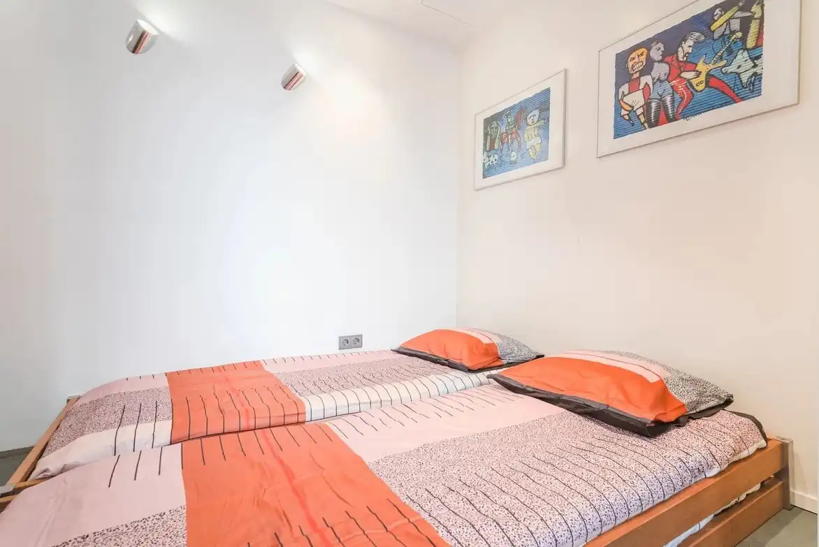 Dormitori de Apartament de lloguer en Valencia amb Aire condicionat, Calefacció i Terrassa