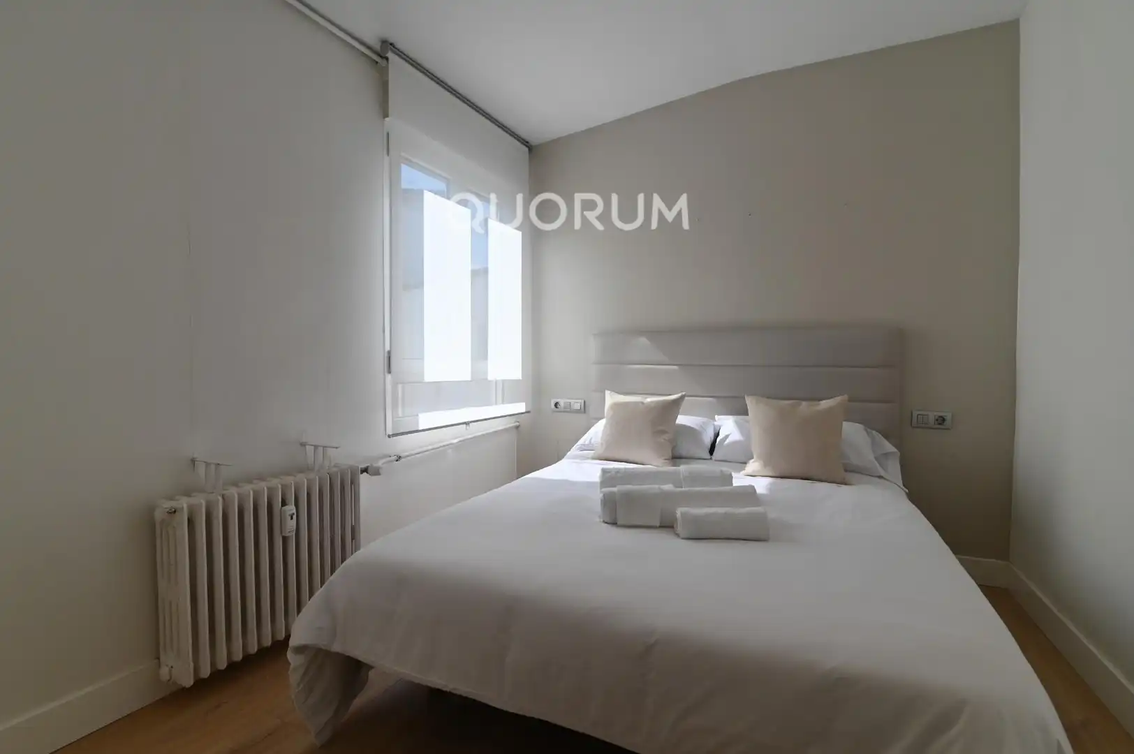 Schlafzimmer von Wohnung zur Miete in Bilbao  mit Klimaanlage, Heizung und Terrasse