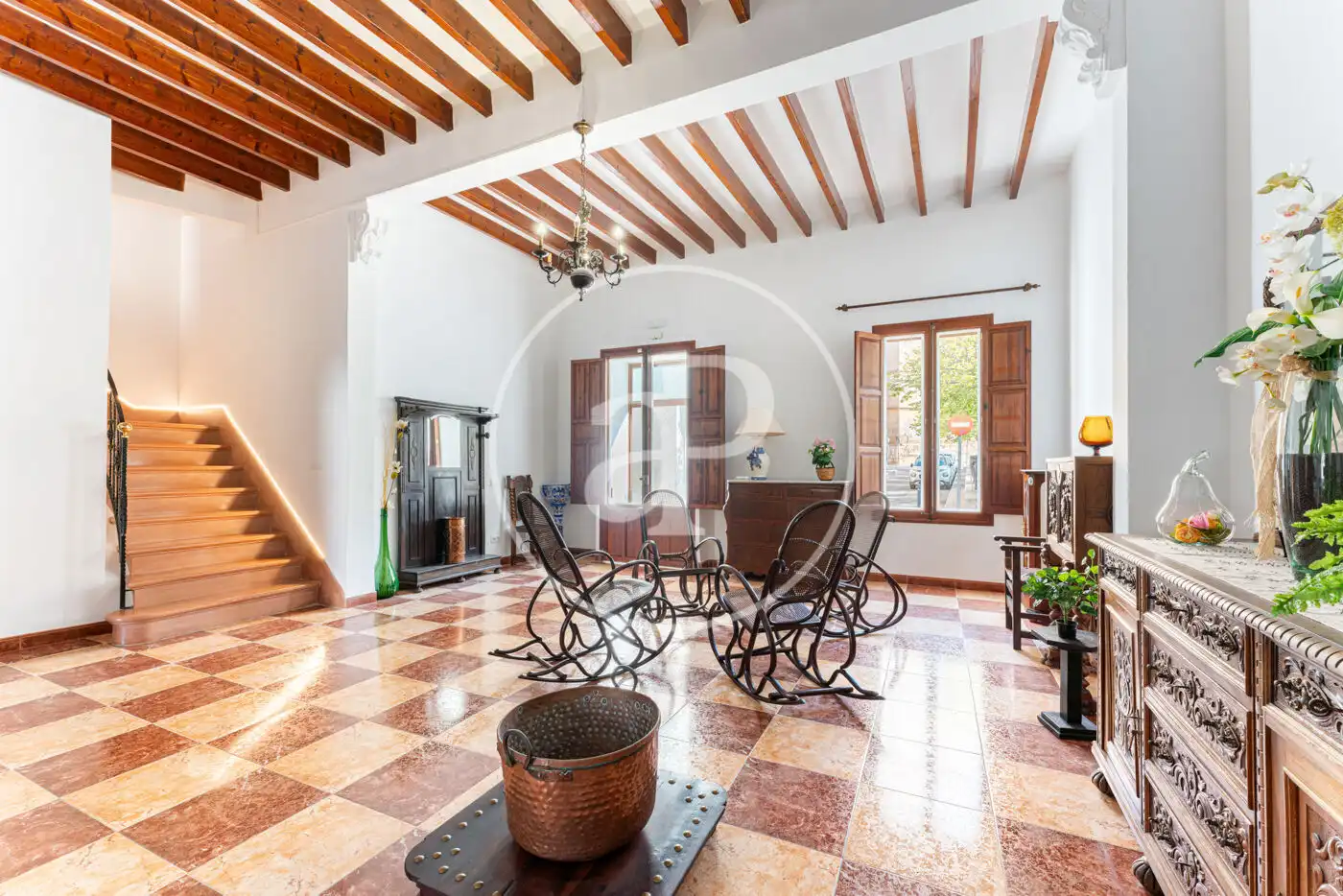 Living room of Houses for rent in Muro  with Terrace and Furnished