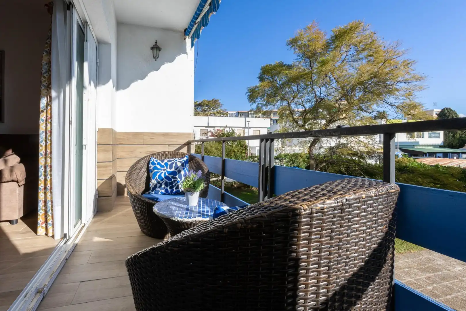 Terraza de Apartamento en venta en Torremolinos con Jardín privado, Terraza y Piscina comunitaria