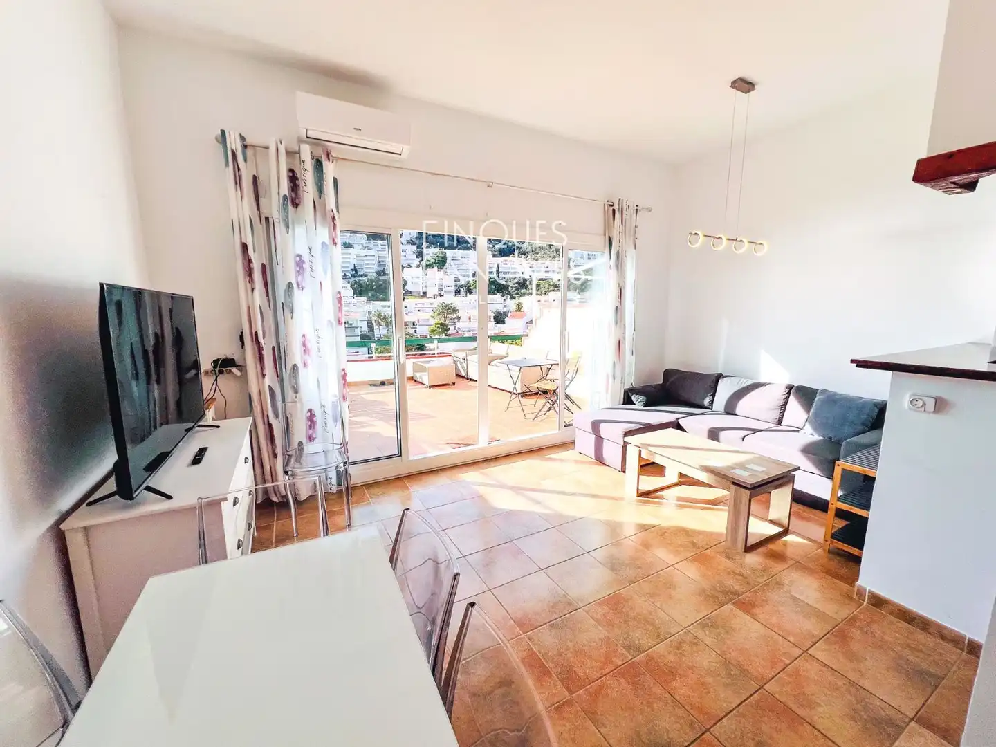Living room of Duplexes for sale in Tossa de Mar  with Air Conditioner, Terrace and Furnished