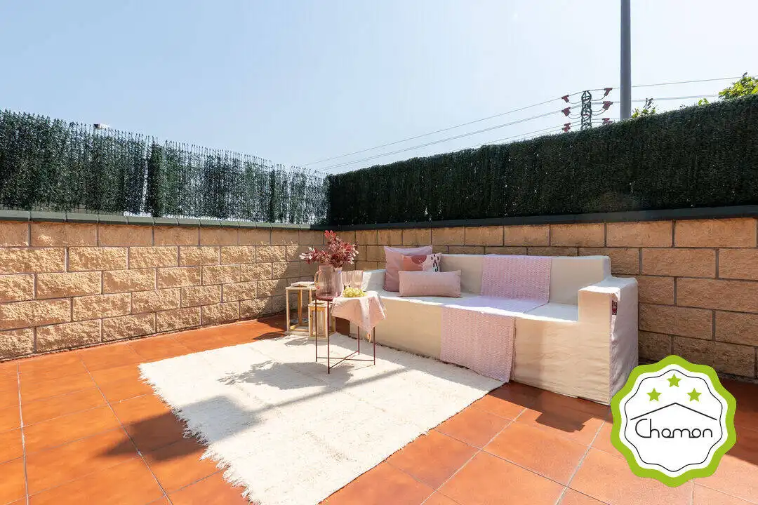 Terrasse von Einfamilien-Reihenhaus zum Verkauf in Barakaldo  mit Heizung, Privatgarten und Terrasse